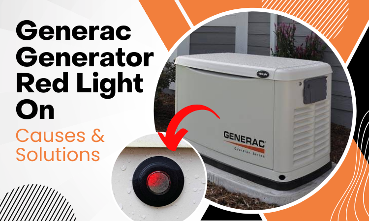 generac generator red light on