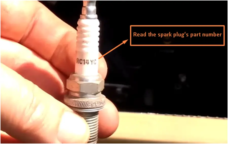 spark plug's part number